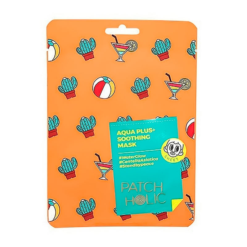 Заспокійлива тканинна маска для обличчя Patch Holic Aqua Plus+ Soothing Mask, 20 мл
